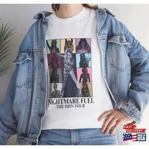 Nightmare Fuel Eras Tour Inspired Tee  Light Colors Halloween Nights Tshirt